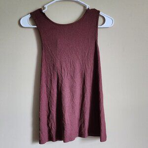 Old Navy Maroon Twisted Racerback Tank Top Size XS